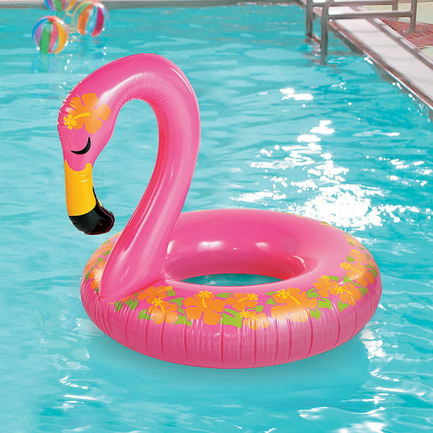 Inflatable Yellow Duck Animal Ring Float Luau Summer Swimming Pool Beach Party